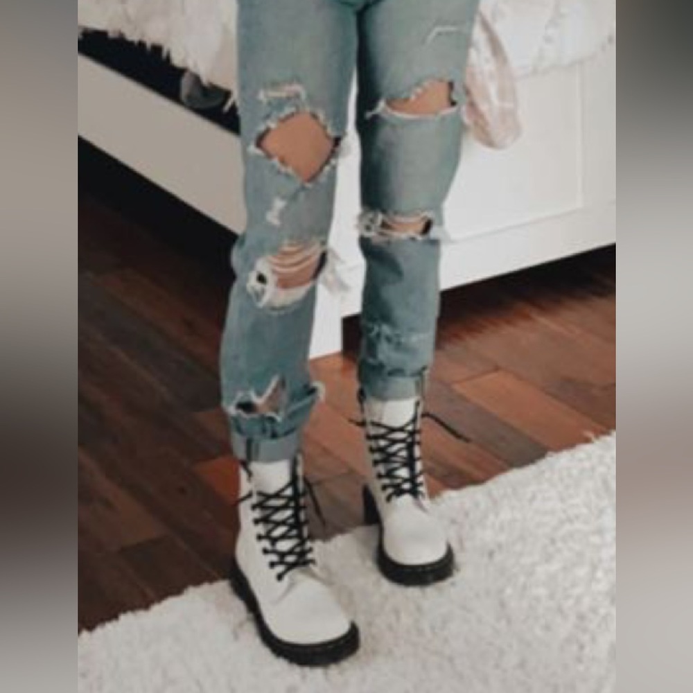 White Dr. Martens